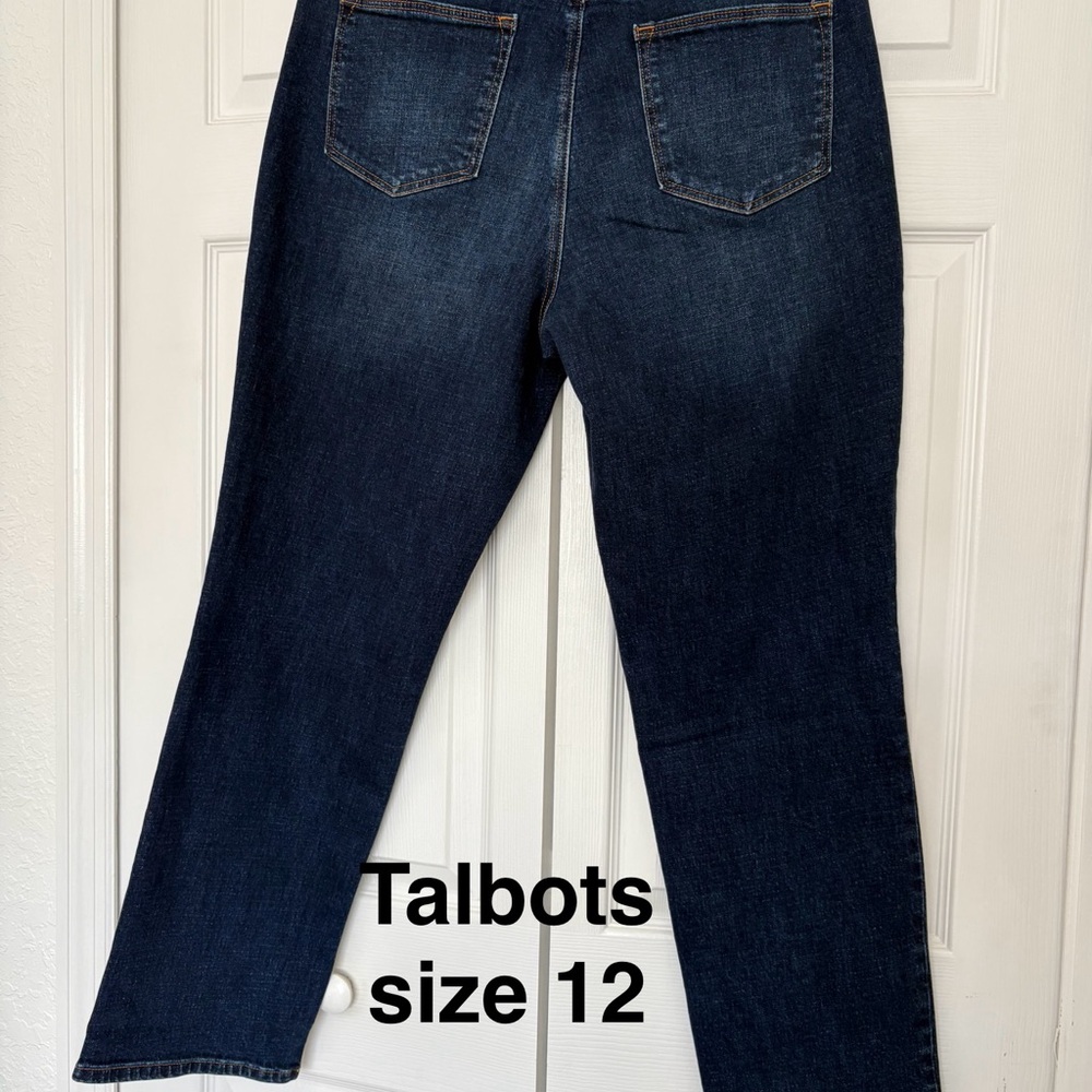 Talbots Dark Blue Straight Leg Jeans